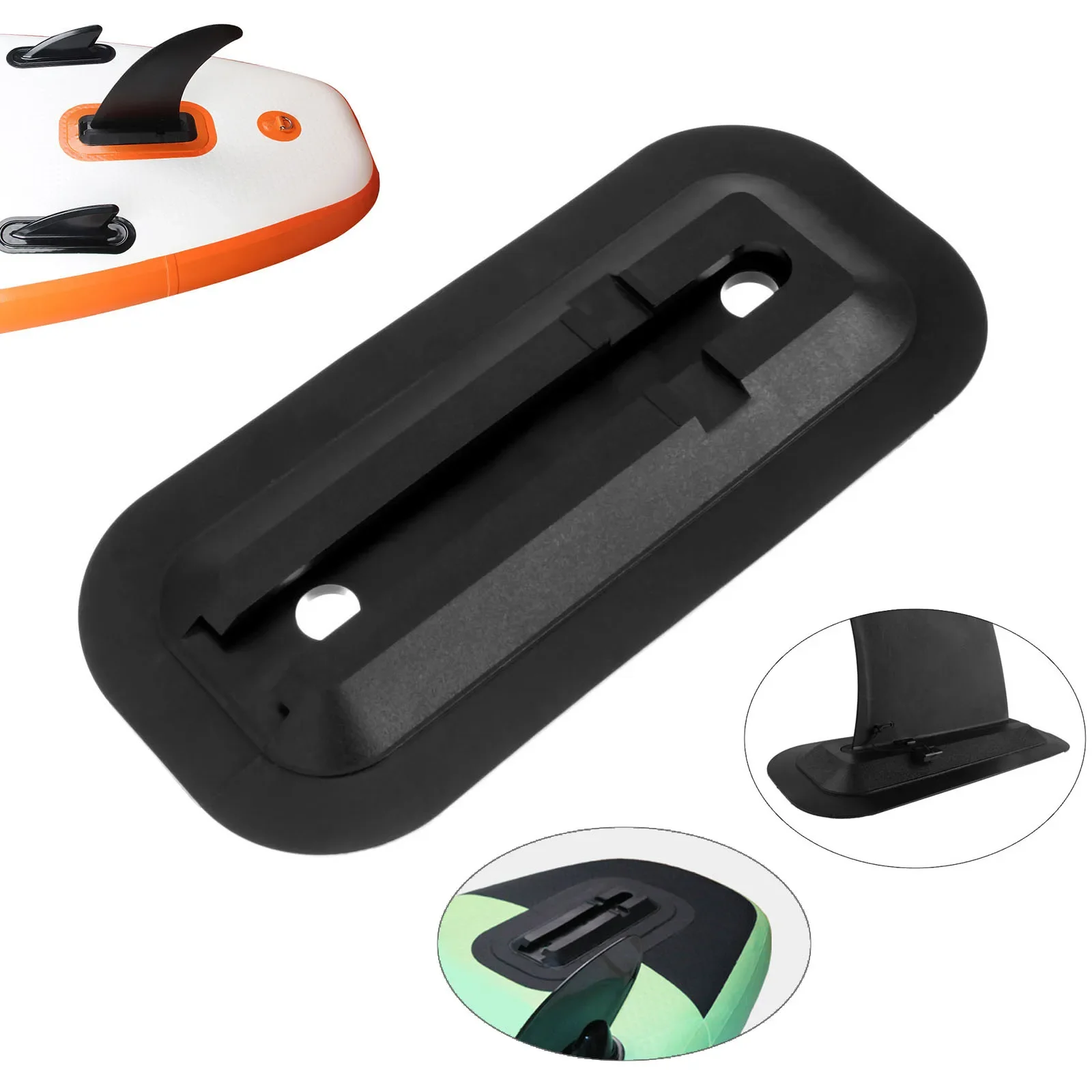 Fishing Kayak Sit On Top - 1 Pc PVC Slide-in Central Fin