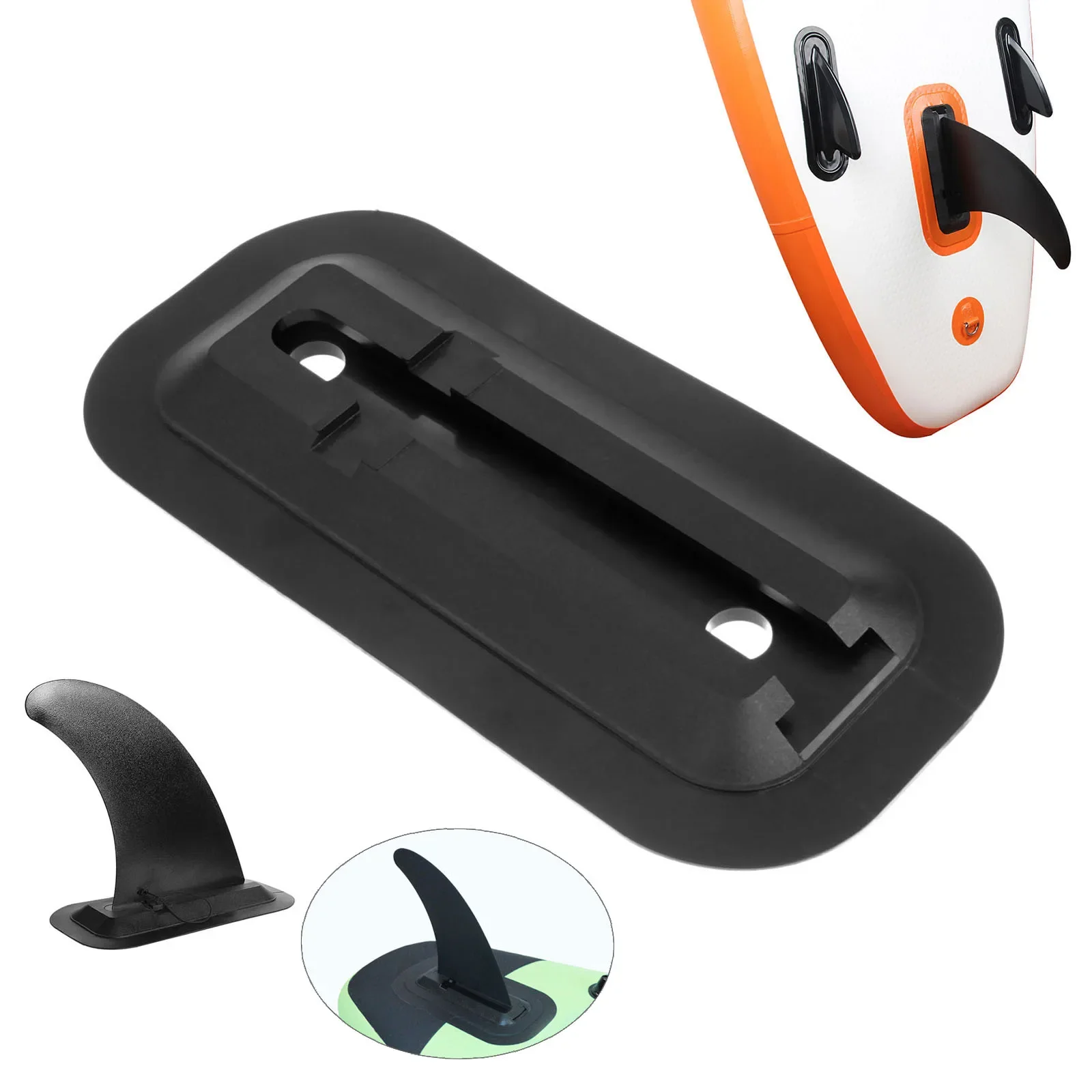 1 Pc PVC Slide-in Central Fin  - Fishing Kayak Sit On Top 评论和价格