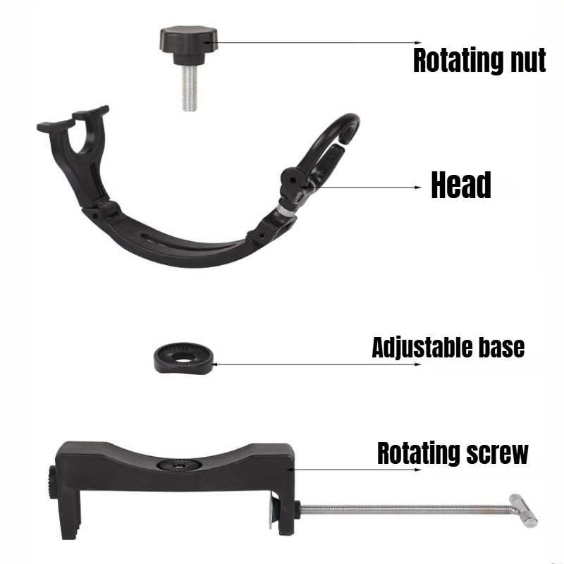 360° Rotating Adjustable Heavy - Fishing Kayak Rod Holder 评论和价格
